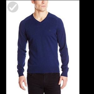 Original Penguin V Neck Sweater Classic Fit M